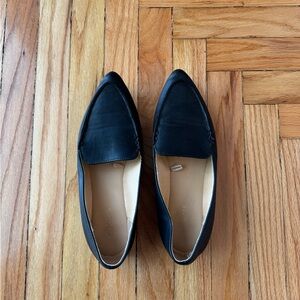 Express Black Pointed-Toe Loafers